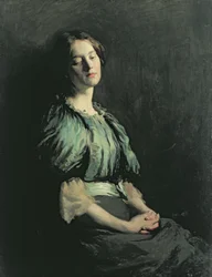 Ritratto di una ragazza con un vestito verde, 1899